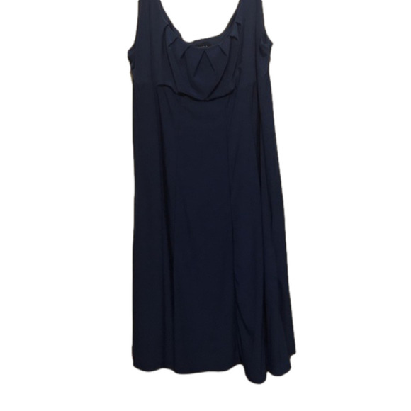 Never Worn! Royal Blue Empire Waist Dress (Knee Length) - Picture 6 of 11